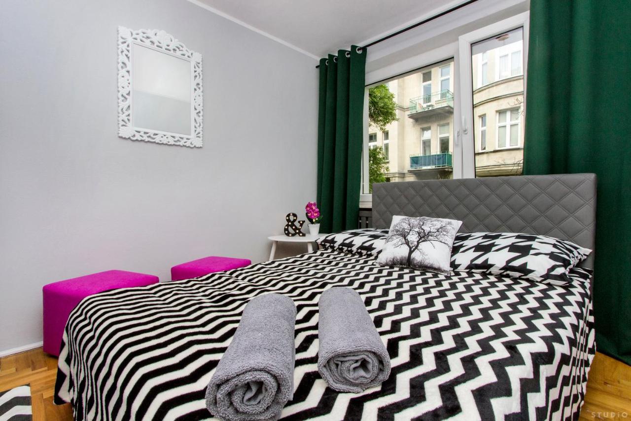 Clicktheflat Hoza Street Apart Rooms Warsawa Bagian luar foto